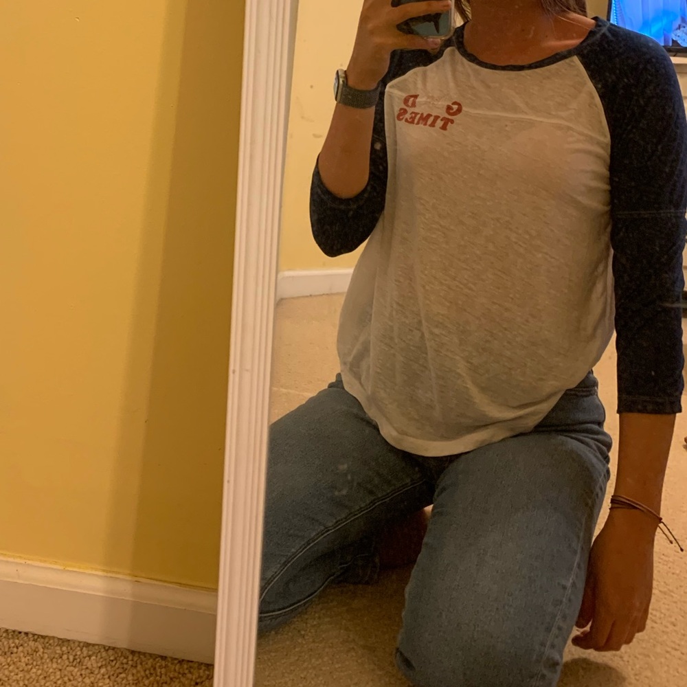 “GOOD TIMES” Baseball Tee